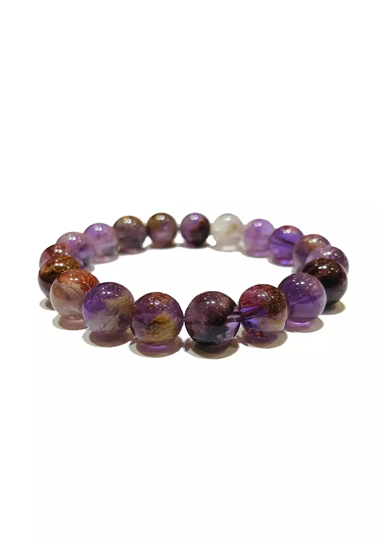 Purple outlet beaded bracelet