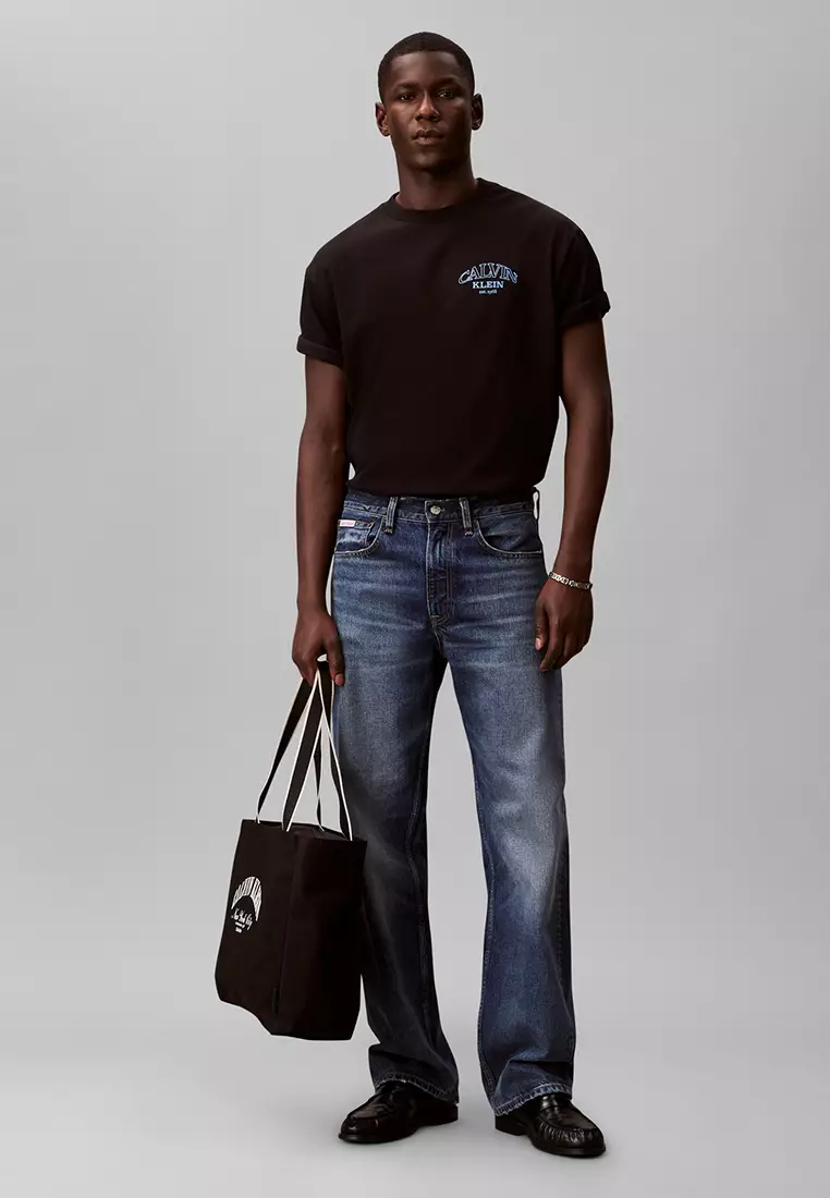 Relaxed Jersey Embossed Monologo T-Shirt - Calvin Klein Jeans