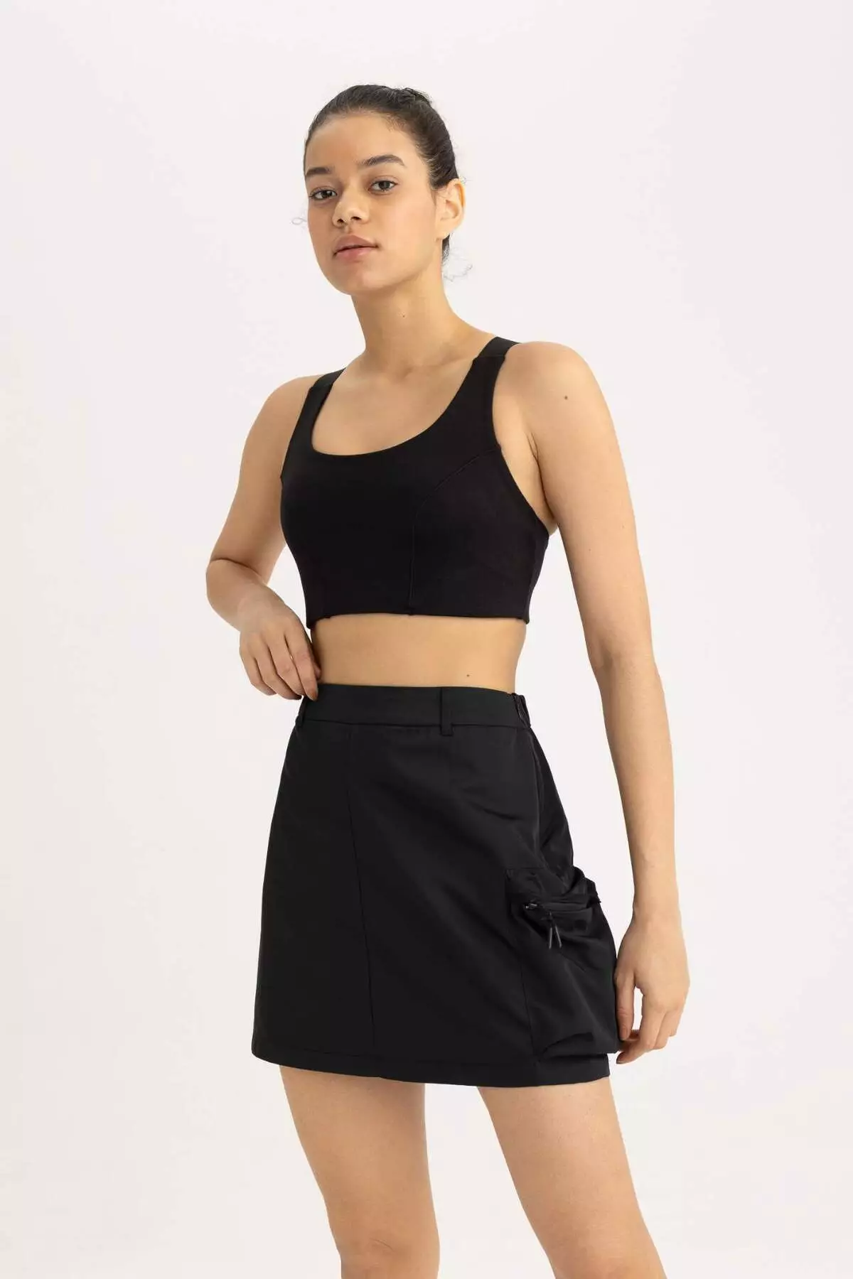 Defactofit Standard Fit Sports Mini Skirt C0502Ax24Sm
