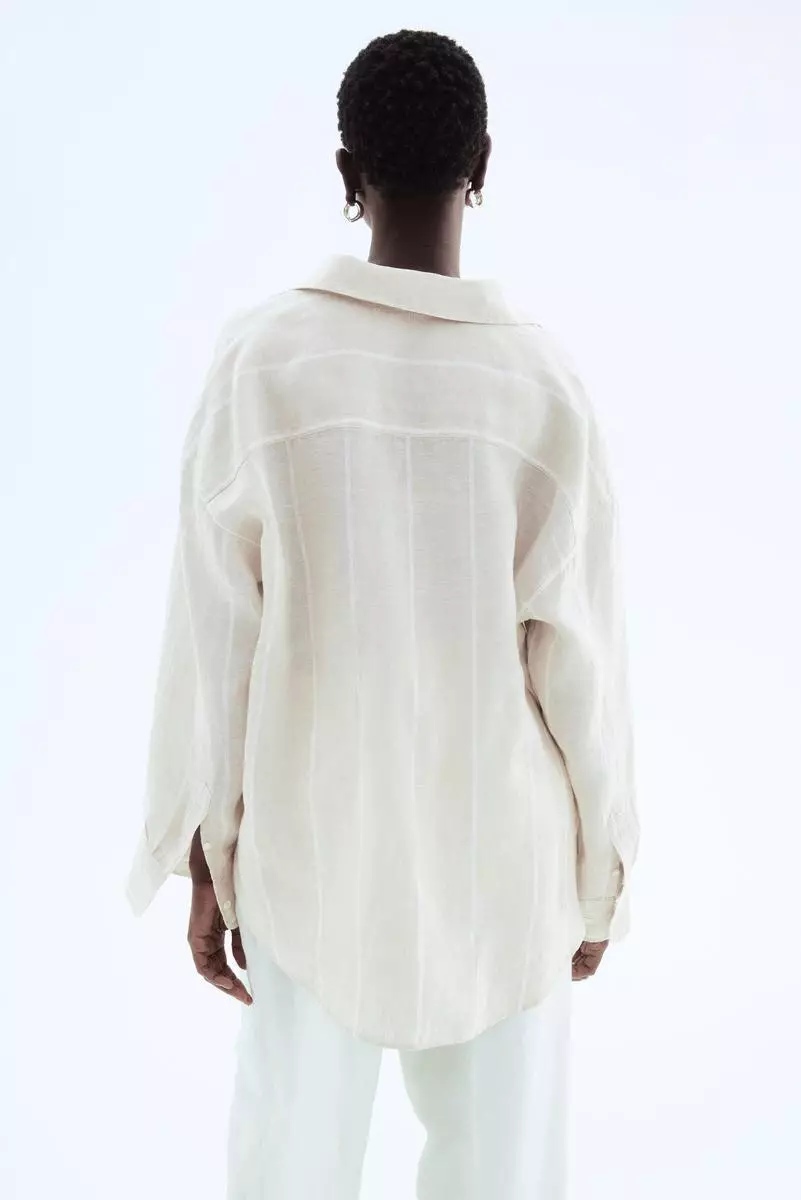 Oversized linen shirt