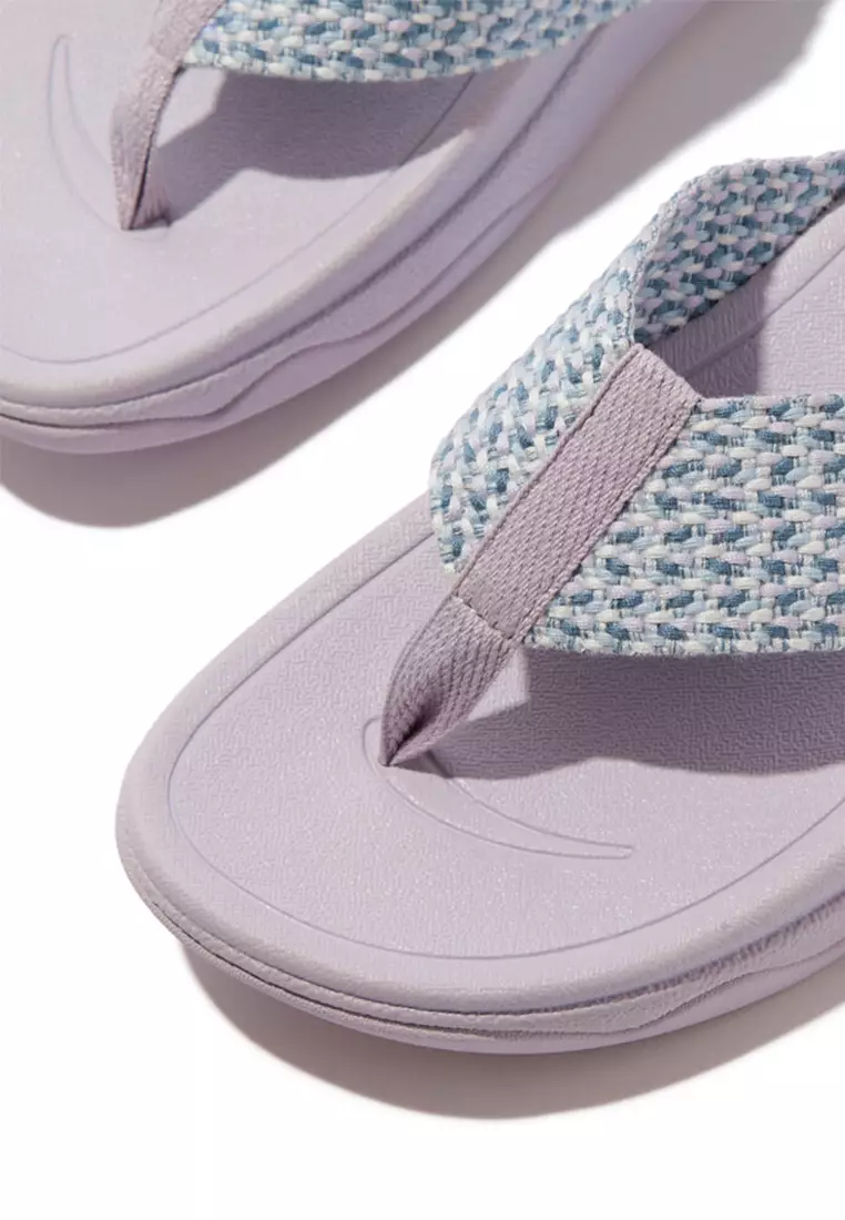 Surfa Multi-tone Webbing Toe-post Sandals