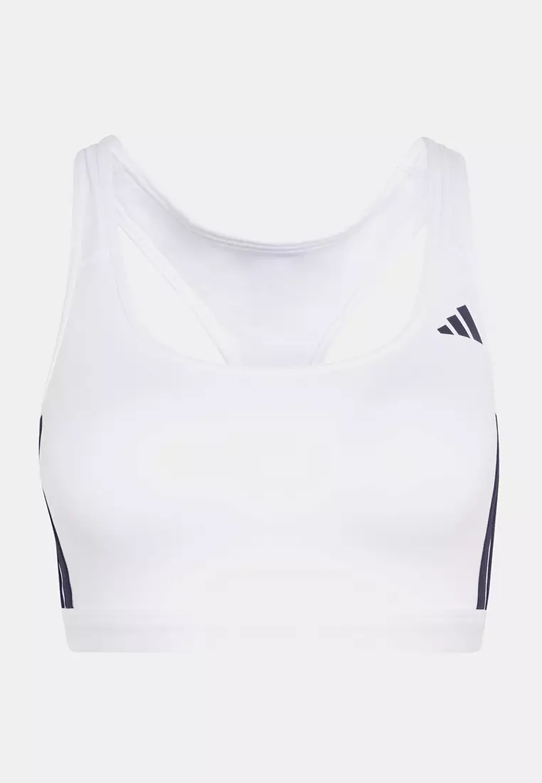 Optime Essentials Workout 3-Stripes Medium Support Bra