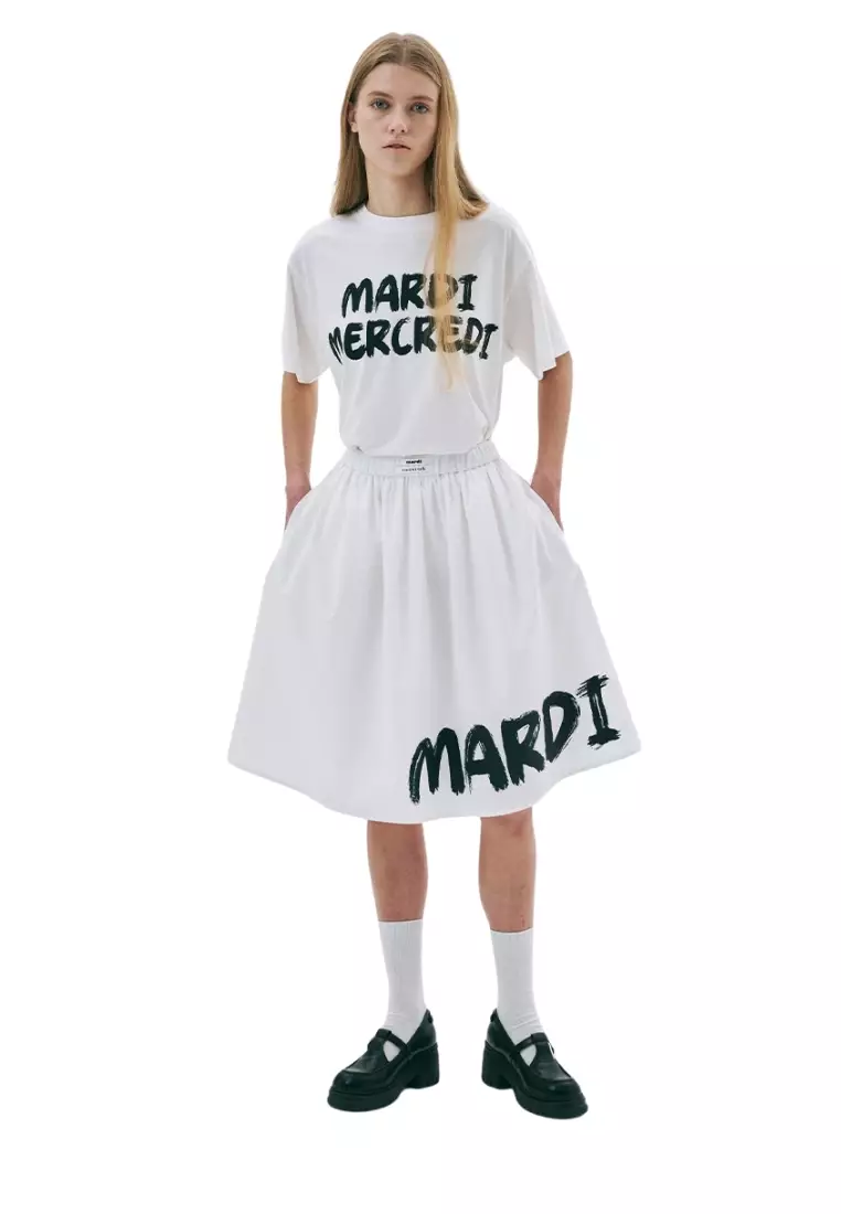 Tshirt Brush Logo - Ivory Black