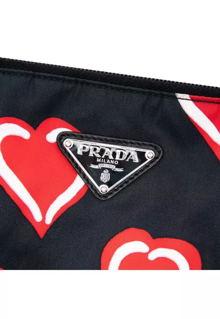 Pre-Loved Prada Tessuto Stampato Satchel