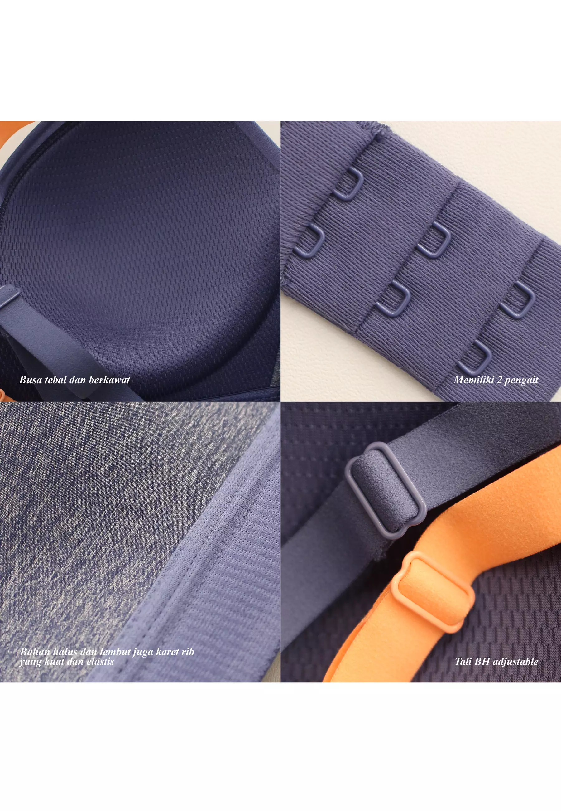 You've ( YouHave ) BH Sport Bra Sport Bra Sport Premium Bra BH Olahraga Busa Kawat Gym Bra Decathlon 100113