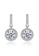 Rouse silver S925 Fashion Ol Geometric Stud Earrings D1C4BACAA6634AGS_1
