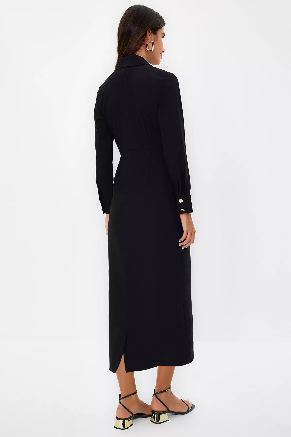 Blazer Style Maxi Dress