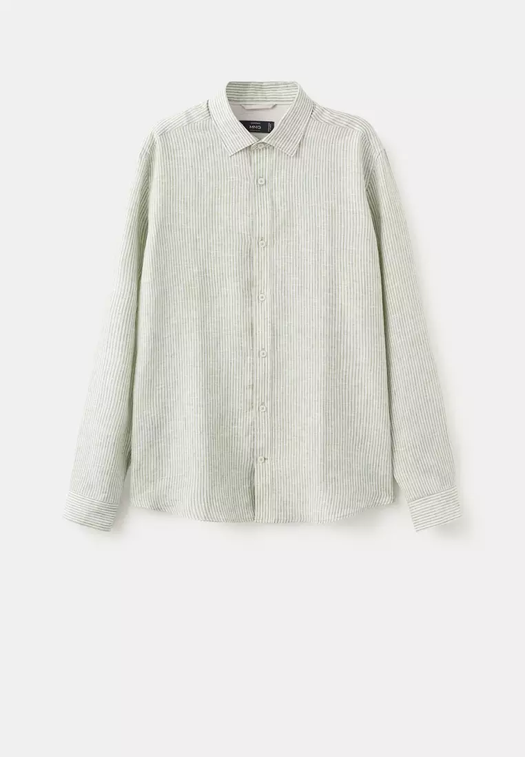 Regular-Fit 100% Linen Shirt