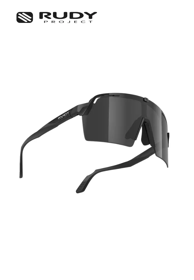 Spinshield Pro Sports Performance Sunglasses – Black Matte Smoke Black|UV Protection