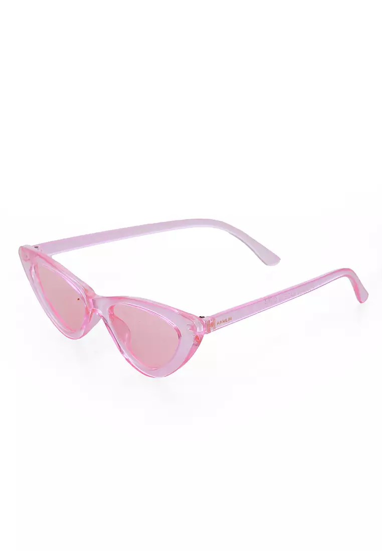 Ulrico Kacamata Fashion Anak Unisex Cat Eye Children's Glasses Cute Design Material Plastic ORIGINAL - Pink