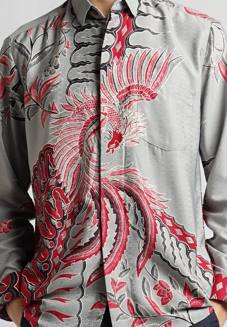 MY AKSA BATIK PRIA KEMEJA PANJANG DOBBY FURING BARNES BYRNA