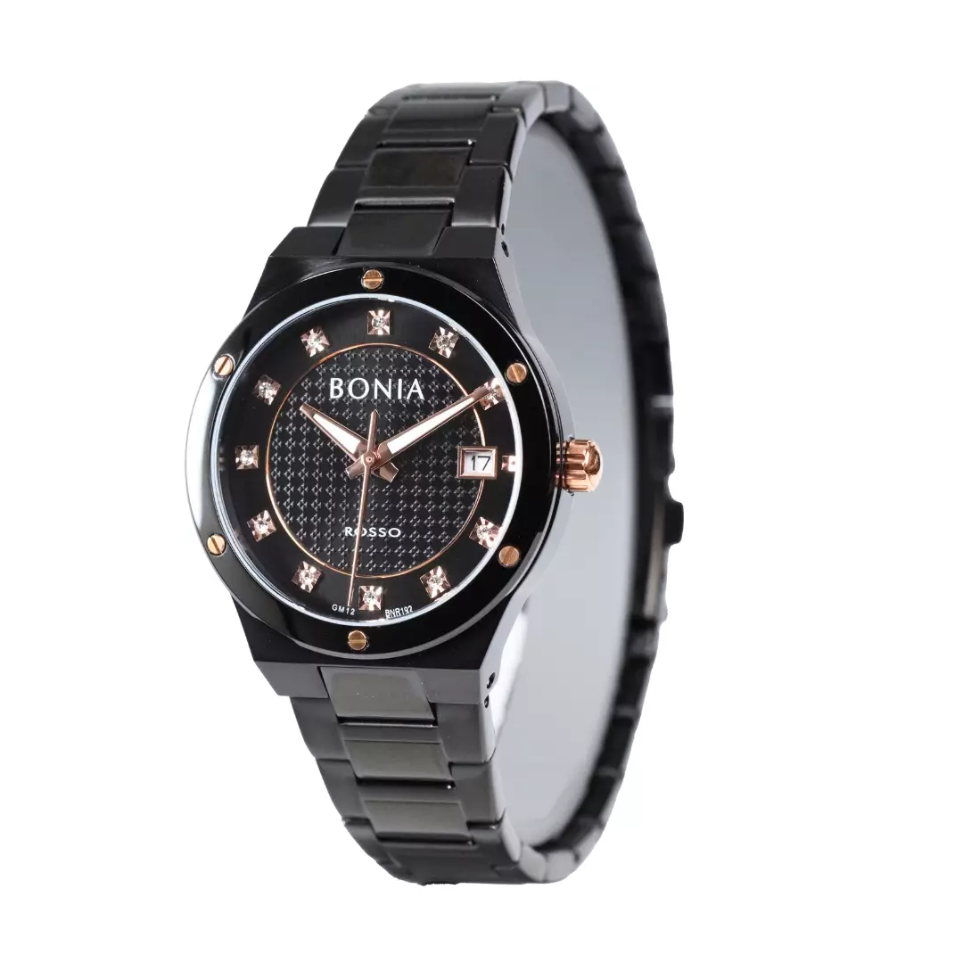 Jam Tangan Wanita BONIA Black BR192-2737 Original