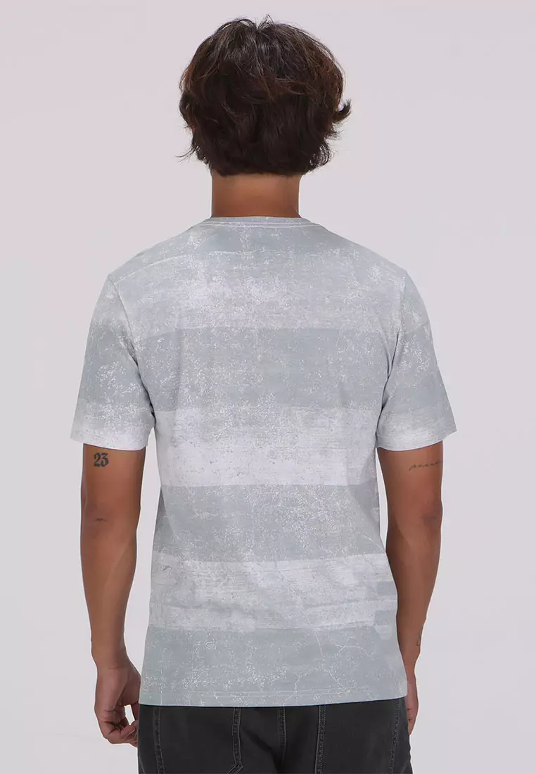 MCT AIR COOLED STRIPE SHORT SLEEVE TEE WHITE