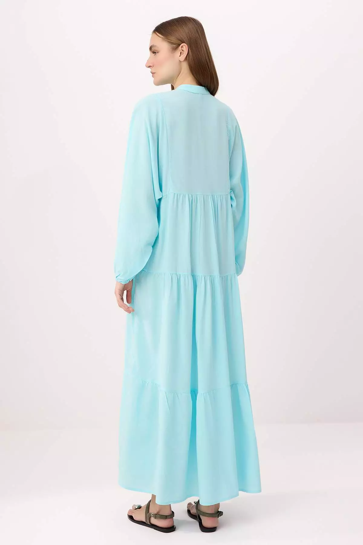 Mint Viscose Woven Dress Tctss24Eb00221
