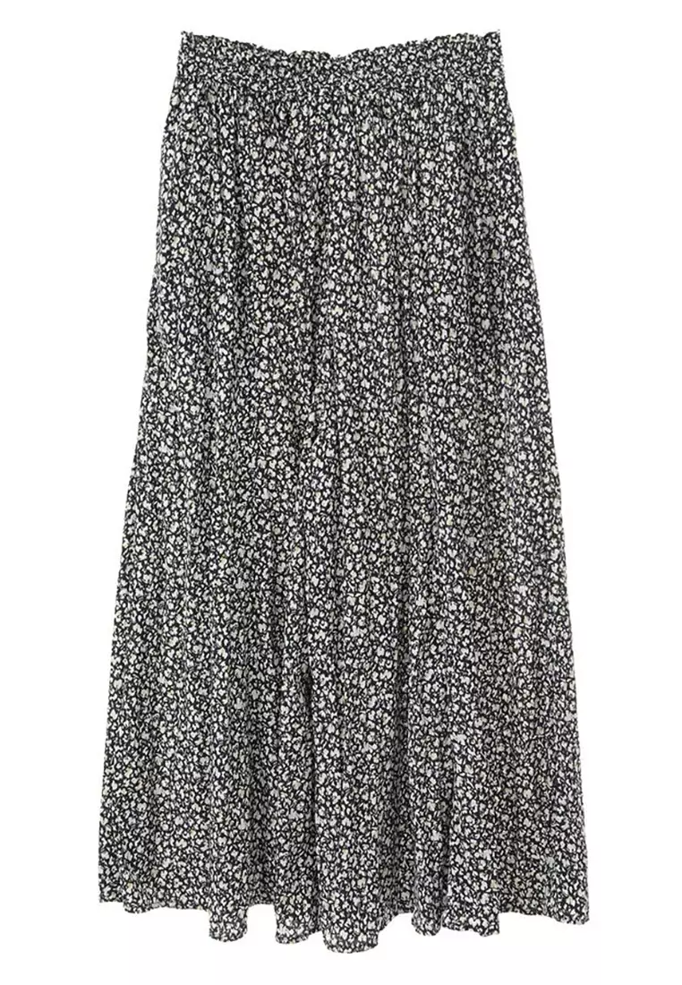 Green Parks - Oshibe Pattern Wide Pants