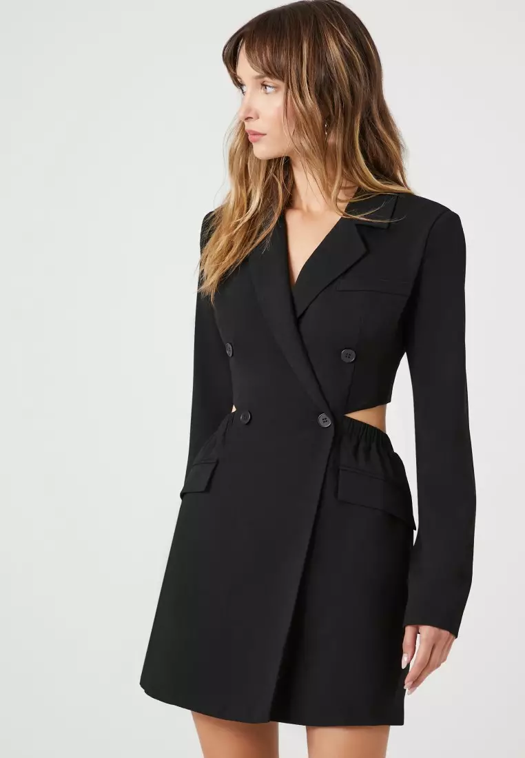 Buy FOREVER 21 Double Breasted Cutout Blazer Dress 2024 Online