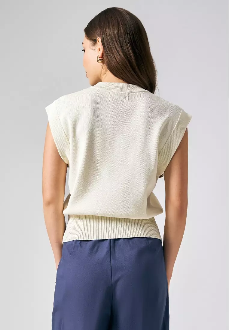 Extended Sleeve Top with Gusset Detail