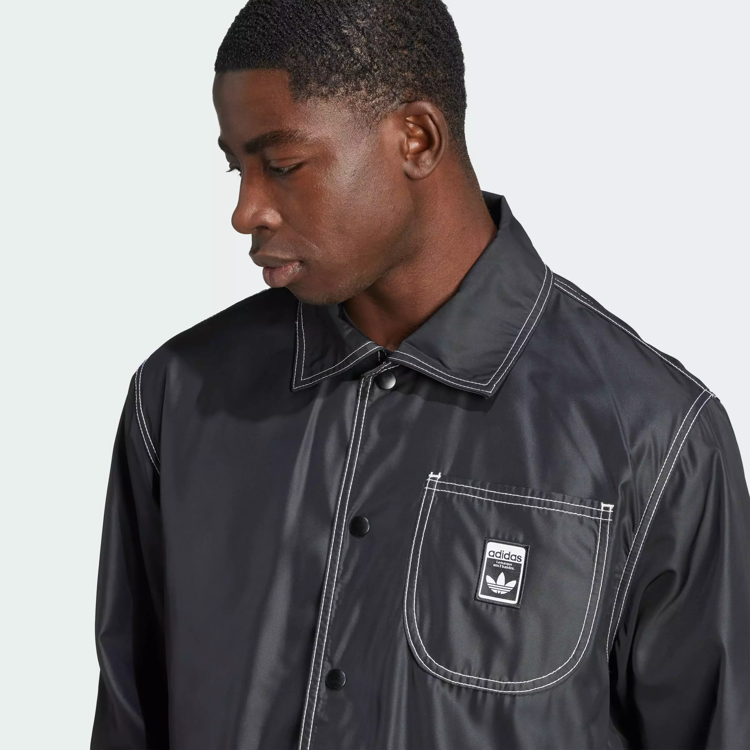 Lifestyle Wabash Regular Coach Jacket Men Black JW0174