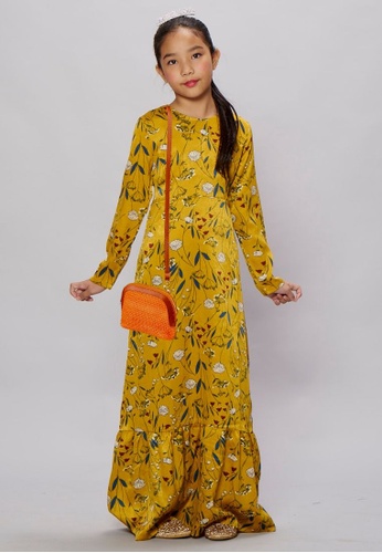 Buy Loveaisyah Girl Floral Dress Baju Hari Raya Online Zalora Malaysia