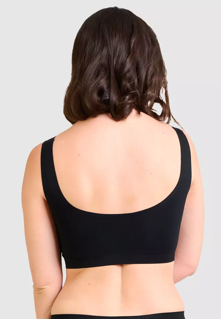 Buy Sans Complexe So Confort Seamless Wirefree Crop Top Bra Online