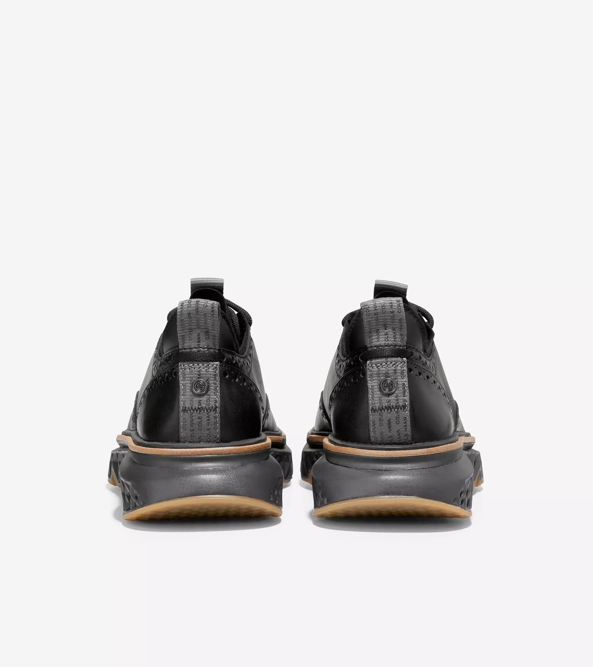 Cole Haan Male Cole Haan 5.Zer酶grand Wingtip Oxford - Sandal Pria(Hitam)