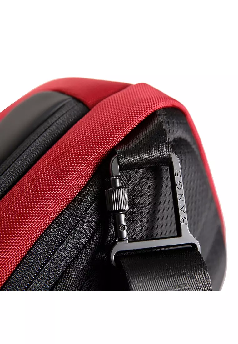 Bange Titan Water Resistant Men Sling Bag with Multi Compartment and fits 11inch iPad