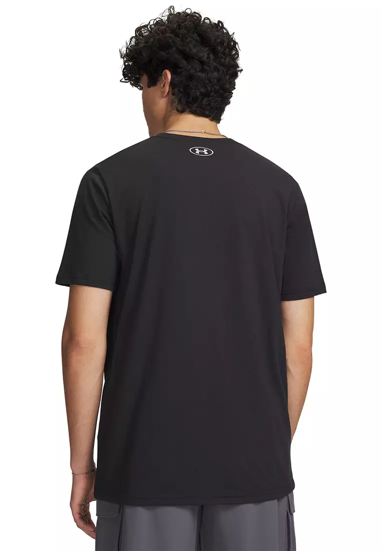 大商標印花短袖T恤