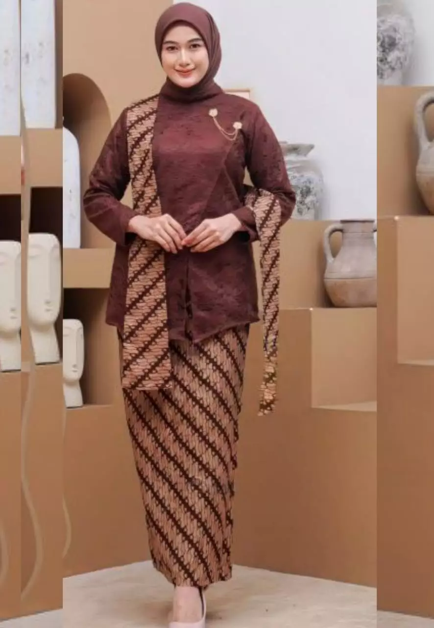 Sekar Coklat Kebaya Janggan Premium OD