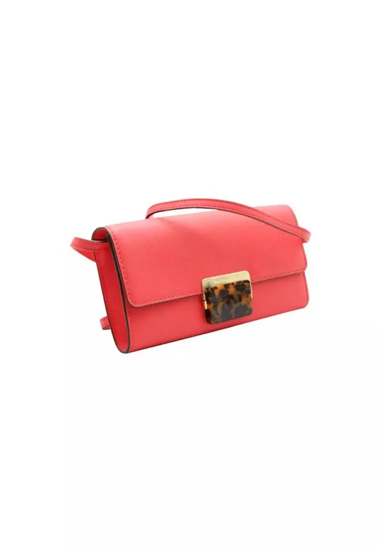 Buy MICHAEL KORS Pre Loved MICHAEL KORS Coral Wallet Clutch With