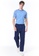 United Colors of Benetton navy Chinos with Embroidered Logo BB08AAACFBD740GS_4