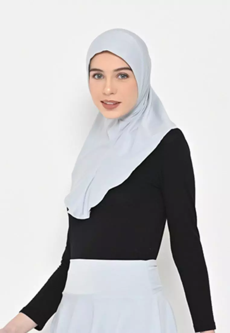 Maisa Hijab Sporty Silver