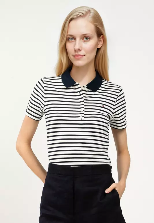Slim Pique Polo Shirt - Tommy Mainline