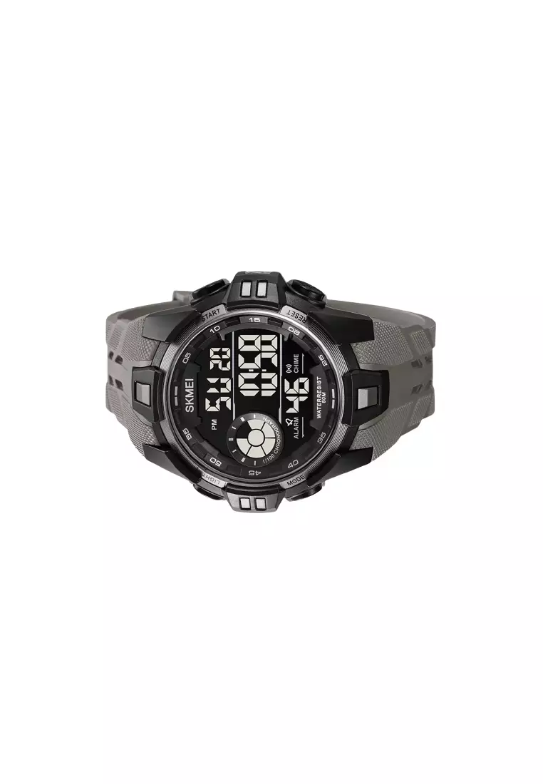 Jam Tangan Digital Sport Chrono Material TPU BK09 Waterproof ORIGINAL