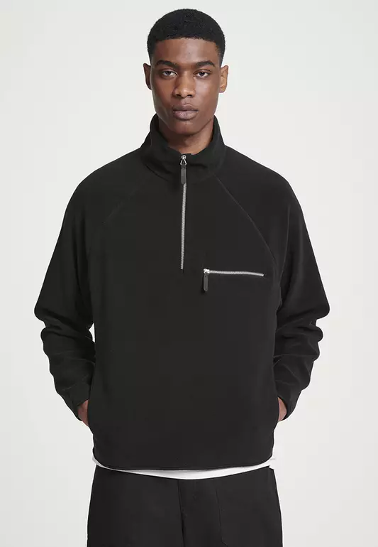 Half-Zip Polar Fleece Jumper