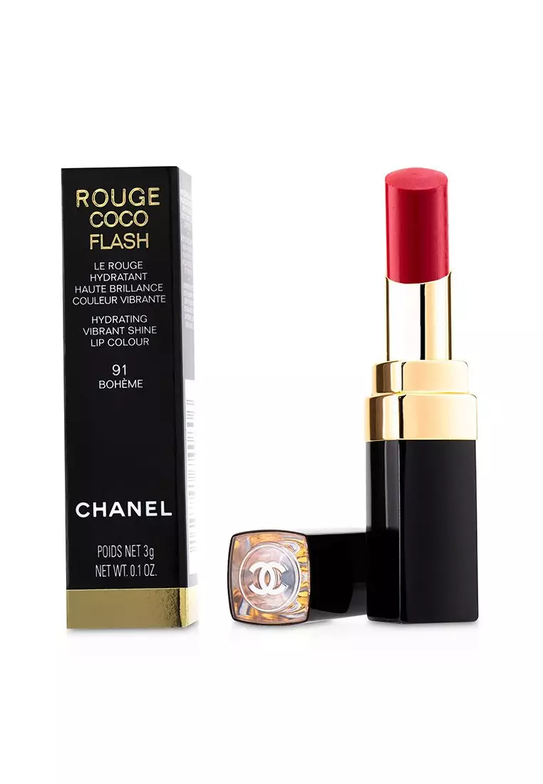 Chanel CHANEL - Rouge Coco Flash Hydrating Vibrant Shine Lip Colour - # 91  Boheme 3g/0.1oz 2023, Buy Chanel Online