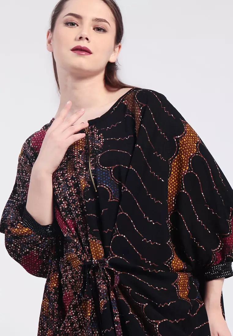 Batik Rizqina - Kaftan Seno Black Spider 5