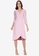 ZALORA WORK pink Wrap Front Tulip Skirt Dress 67D99AA828929AGS_4