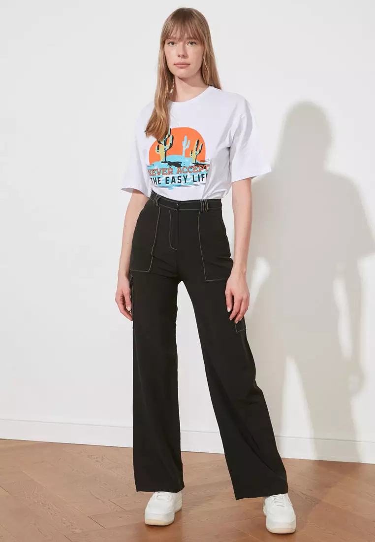 Cargo Style Pocket Trousers