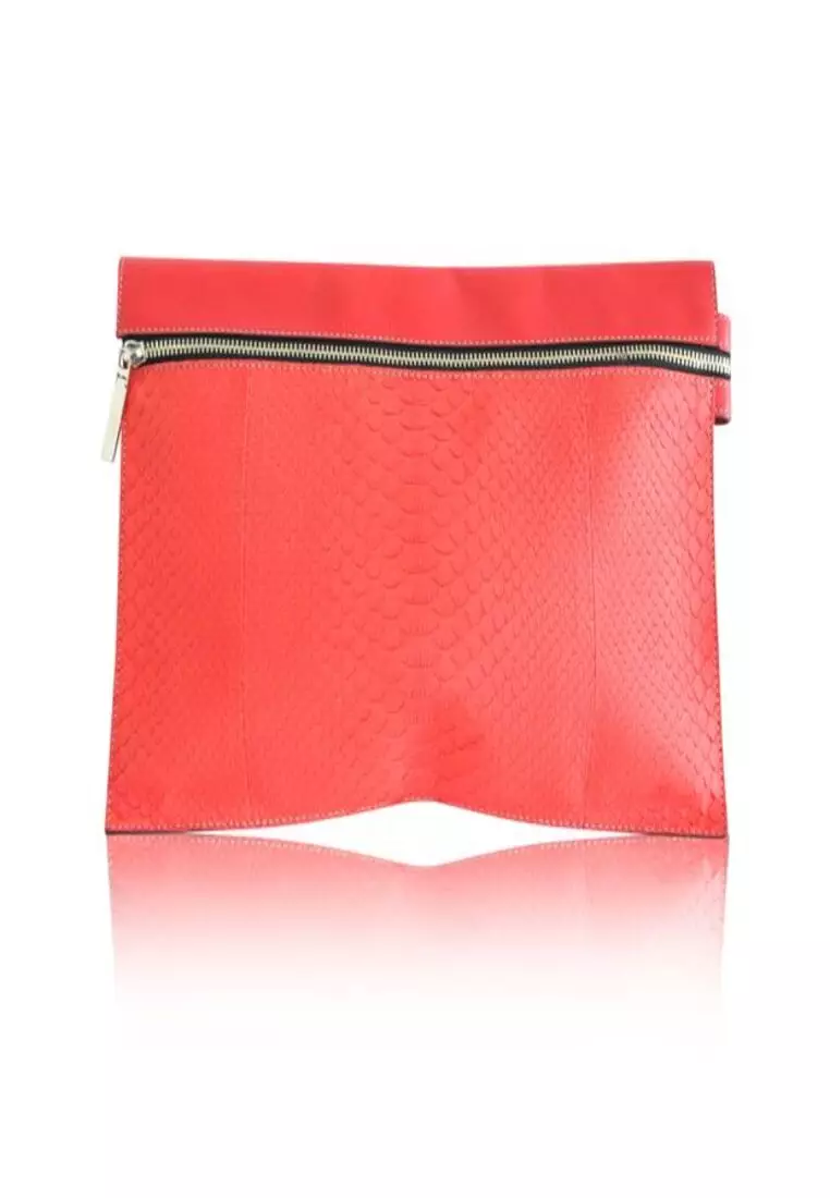 Python clutch hotsell bag