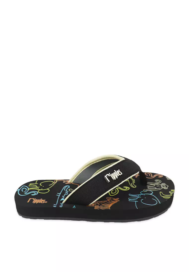 Childrens animal 2025 flip flops