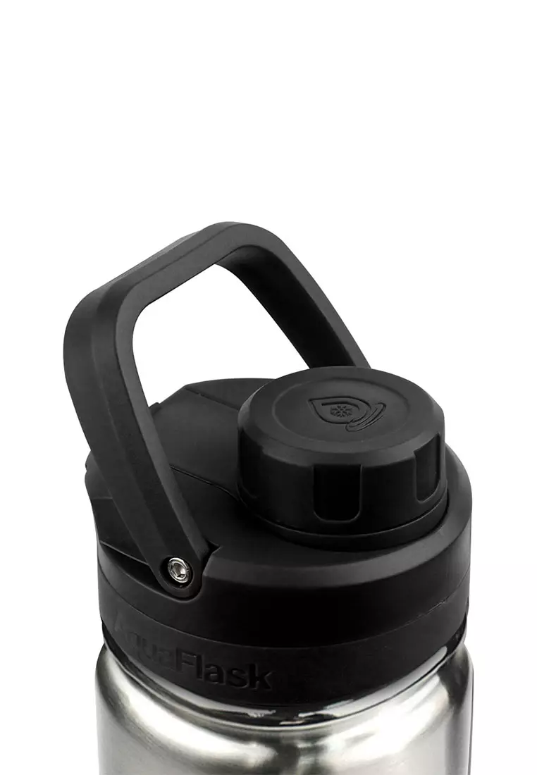 18oz Silver Steel New Sports Lid Bottle Wide Mouth Vacuum Insulated Stainless Steel Drinking Water Bottle