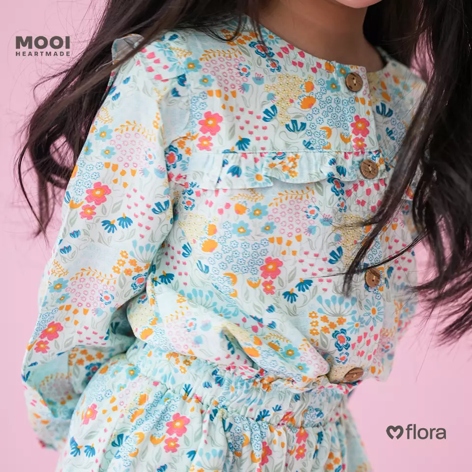 Mooi Atasan Anak Perempuan Elody Top - Tosca