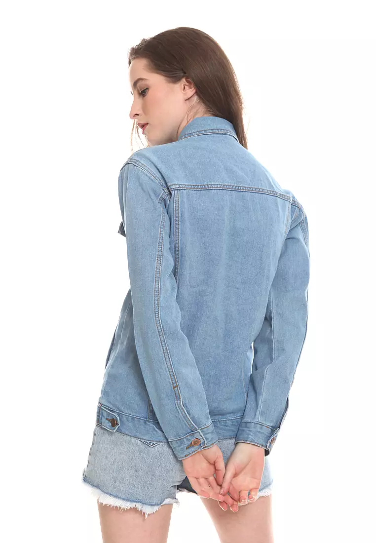 Jaket Denim Regular Fit Sky Blue JD2001