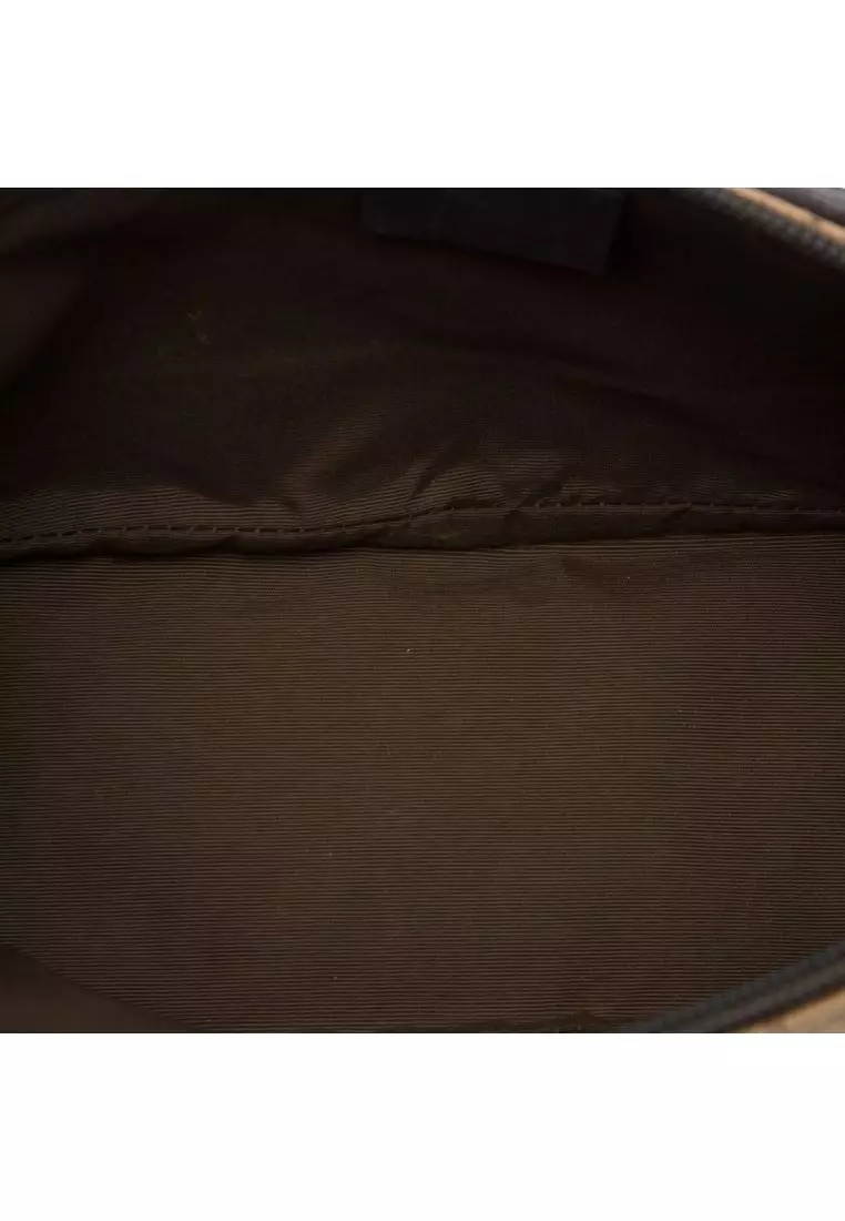 Pre-Loved Gucci Gg Canvas Boat