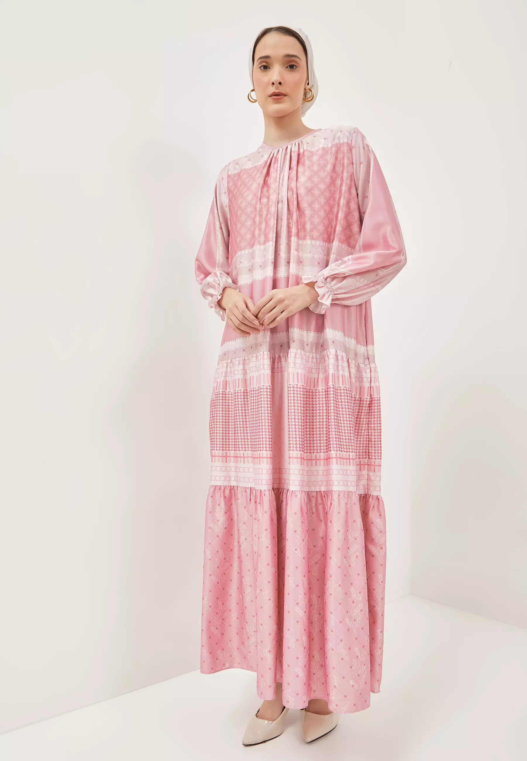 Kamilaa by Itang Yunasz Dress Minatory Pink