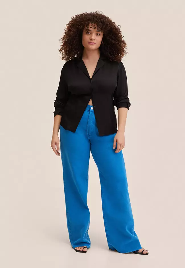 High-Waist Wide Leg Jeans