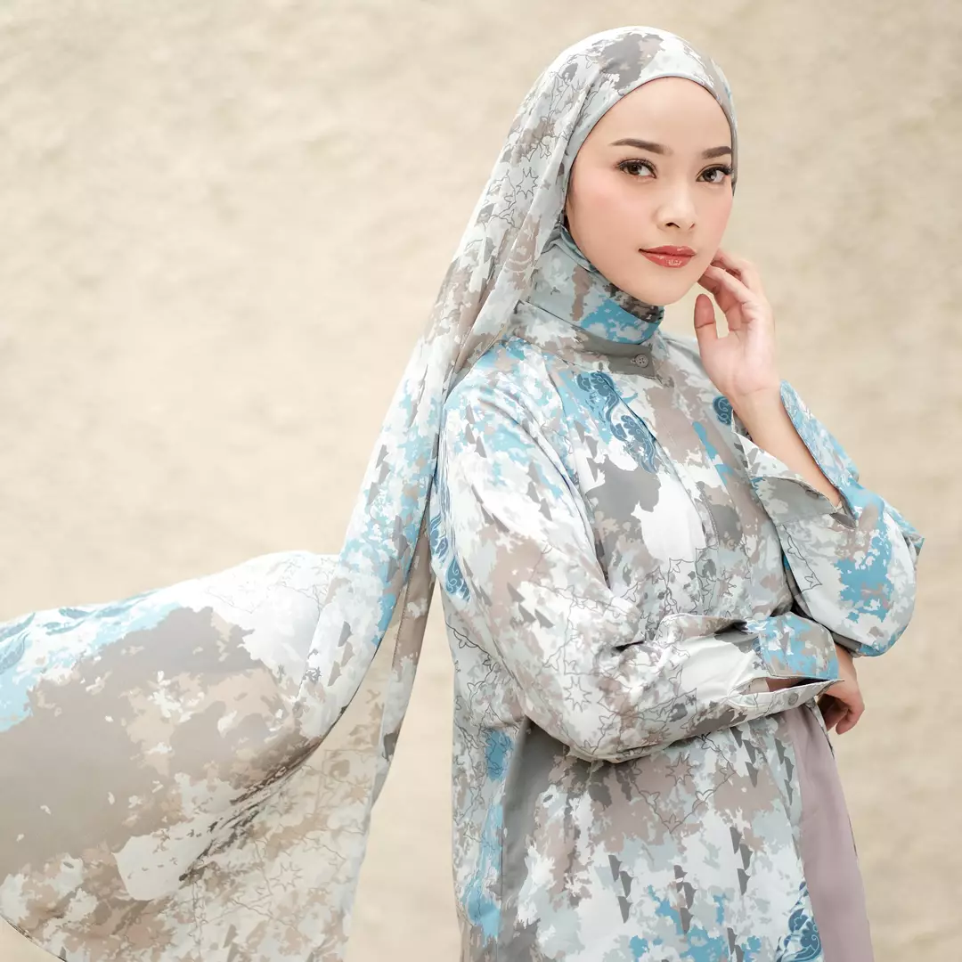 ZM Zaskia Mecca - Chica Steel Pashmina Instant - Jelita Indonesia - Edisi Lamun Ombak