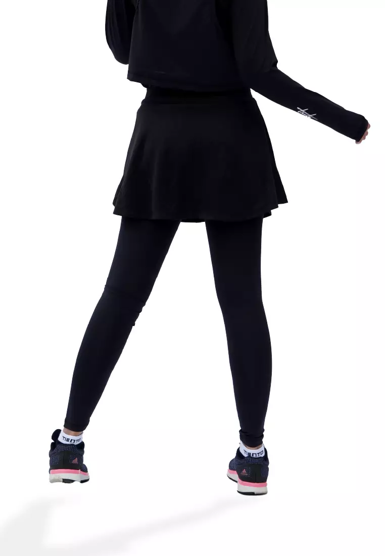 Jual Tiento Tiento Rok Dry Fit Celana Legging Panjang 2in1 Wanita ...
