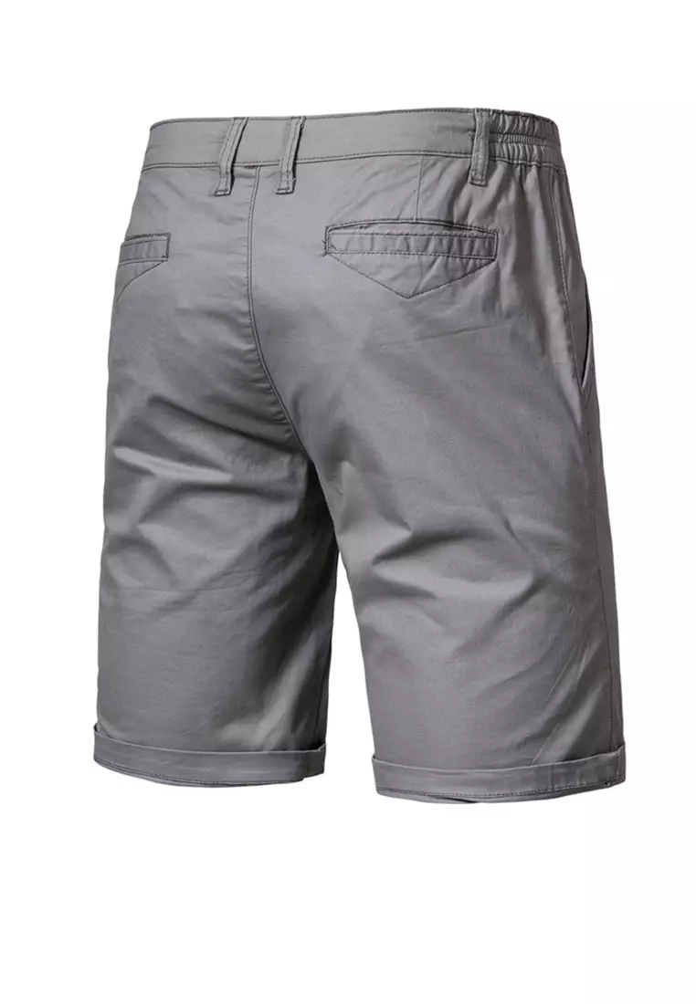 Straight Cropped Shorts AX019