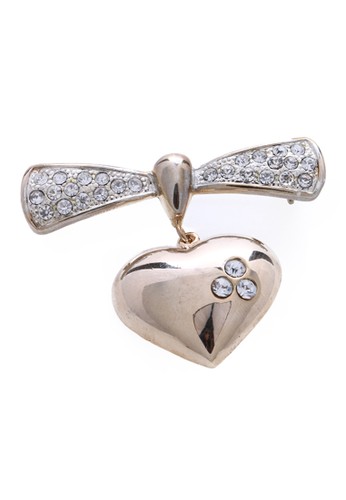 Jual 1901 Jewelry 1901 Jewelry Magic Heart Brooch Original 